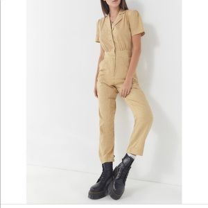 Yellow Gingham Jumpsuit